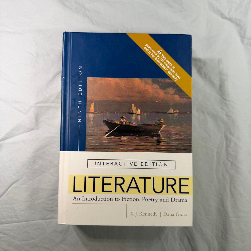 Literature An Introduction to Fiction Poetry Drama 9th Ed Kennedy 0321183304